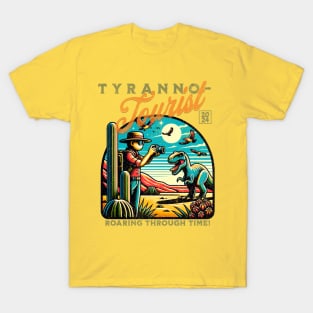 Tyranno Tourist: Roaring Through Time! T-Shirt